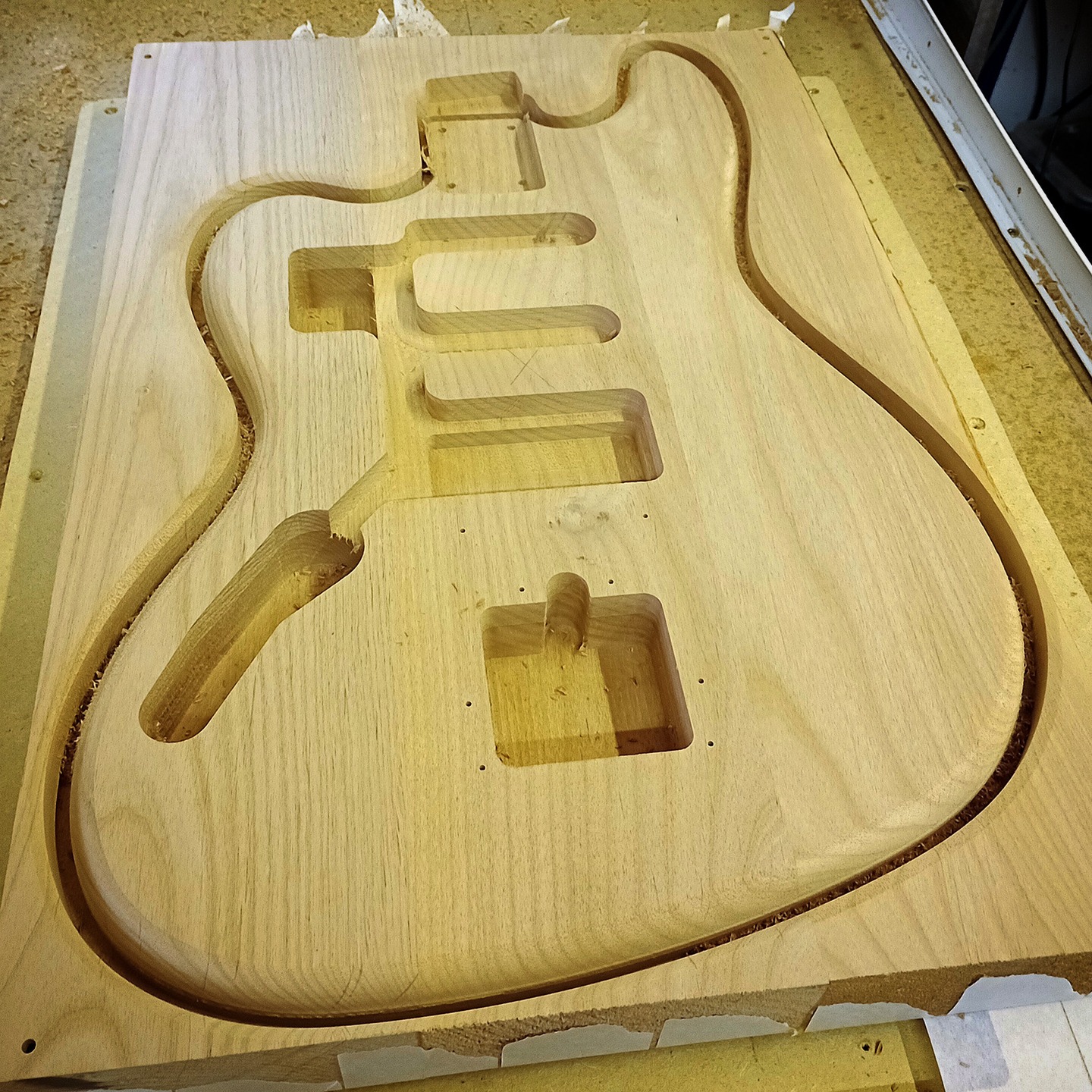 Mike Vennart's Bass VI body for Rigby Guitars (Stockport)