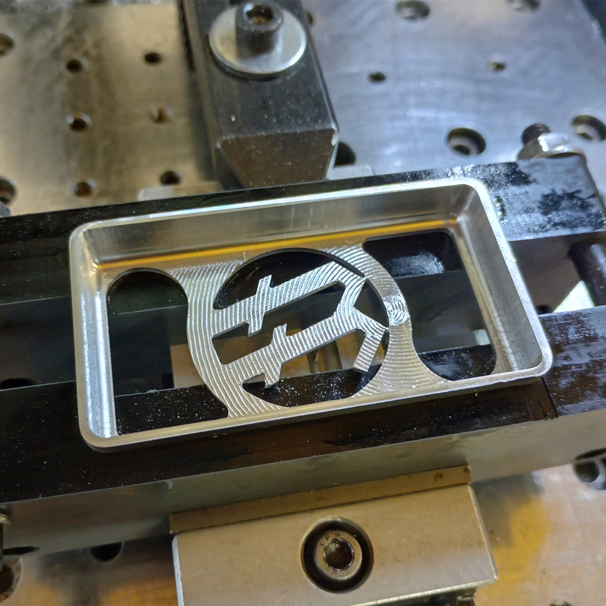 Billet aluminium pick-up cover