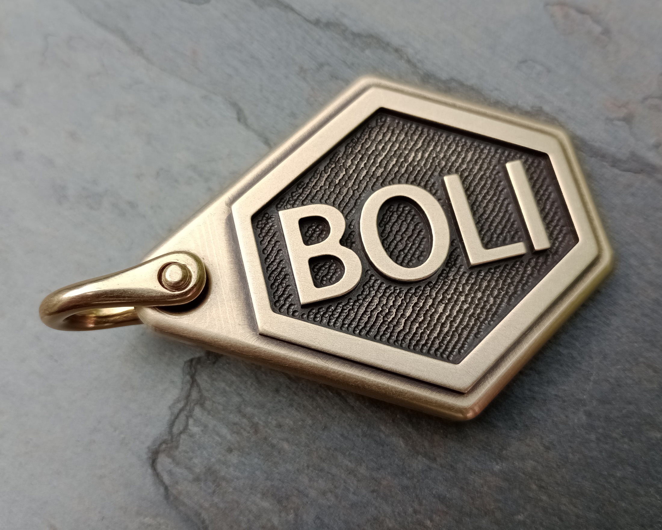 Key-fob for Kip Kaboli of Boli Knives