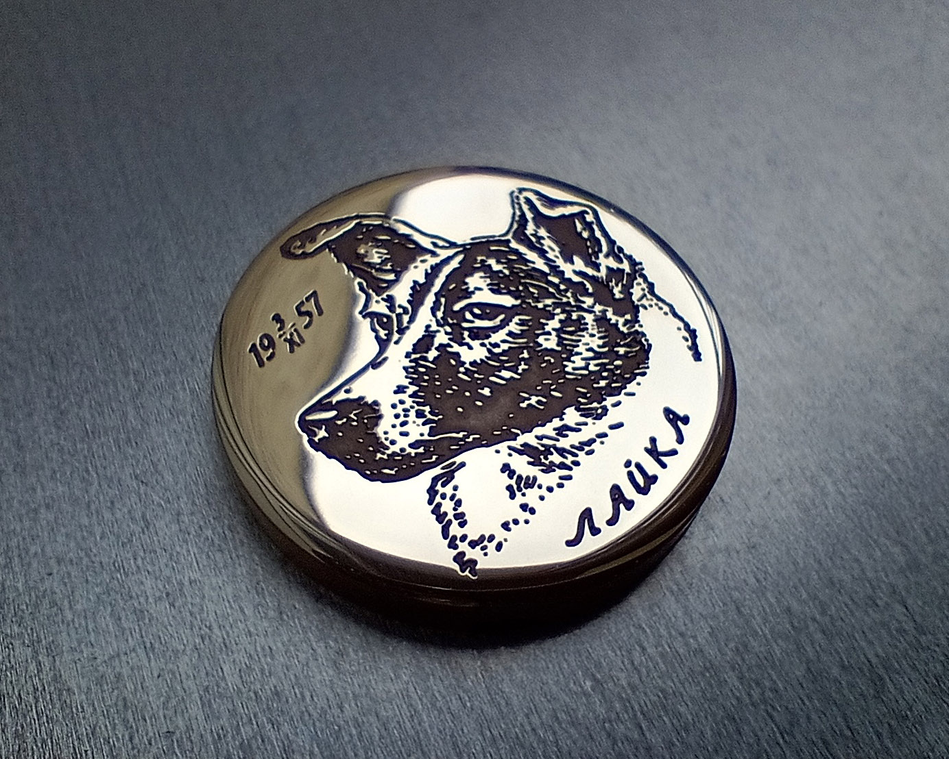 Laika - a drawer pull I made for myself